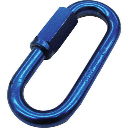 水本　アルミリングキャッチ（アルマイト付）　ブルー　線径８ｍｍ　長さ６２ｍｍ＿