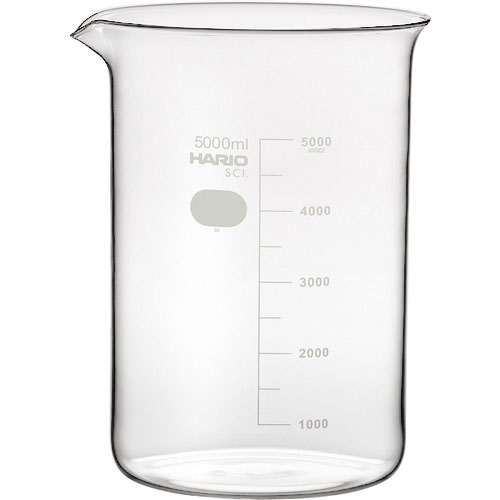 ＨＡＲＩＯ　ビーカー　目安目盛付　５０００ｍｌ＿