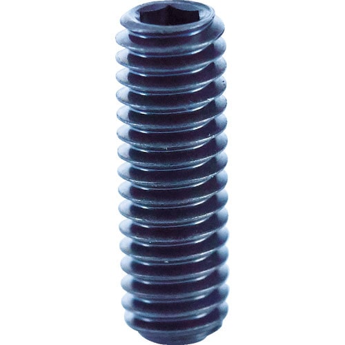 ＴＲＵＳＣＯ　六角穴付止めねじ　平先　黒染め　Ｍ３×１５　５０本入＿