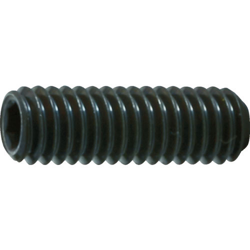 ＴＲＵＳＣＯ　六角穴付止めねじ　平先　黒染め　Ｍ４×８　８０本入＿