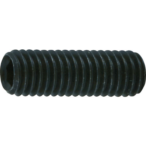 ＴＲＵＳＣＯ　六角穴付止めねじ　平先　黒染め　Ｍ５×１６　４０本入＿
