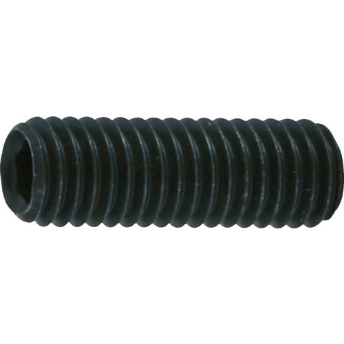 ＴＲＵＳＣＯ　六角穴付止めねじ　平先　黒染め　Ｍ６×５　８０本入＿