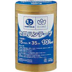 ＪＴＸ　３８８５４６セロハンテープ　１５ｍｍ×３５ｍ１０巻　Ｂ６３８Ｊ＿