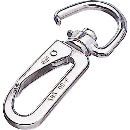 水本　フック　ステンレス　ナスカンスナップＯＤ型　長さ９６ｍｍ＿