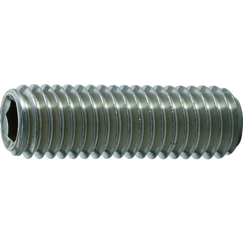 ＴＲＵＳＣＯ　六角穴付止めねじ　平先　ステンレス　Ｍ８×２５　１０本入＿