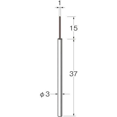 リューター　マイクロセラミックファイバーブラシ（エンド型）＿