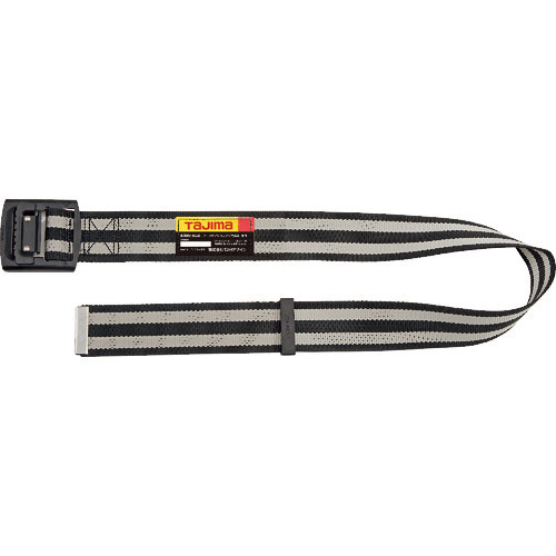タジマ　胴ベルト　アルミワンフィンガー黒バックルボーダー柄　ボーダー白　Ｓサイズ＿