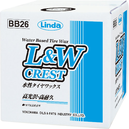 Ｌｉｎｄａ　Ｌ＆Ｗクレスト　水性タイヤワックス　９ｋｇ＿