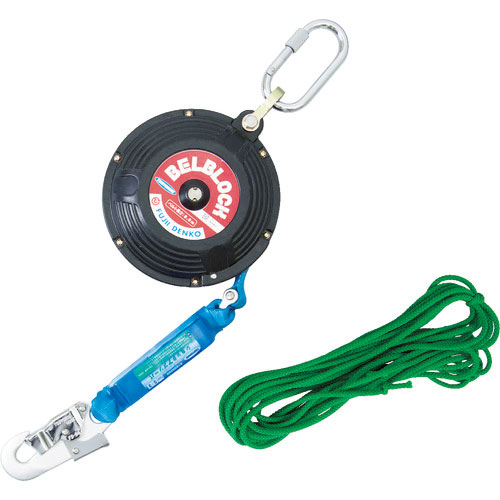 ツヨロン　ベルト巻取式　ベルブロック　８．０ｍ＿