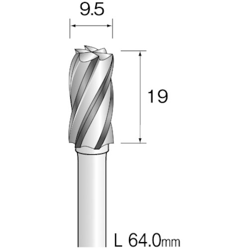 ミニモ　超硬カッター　アルミカット　Φ９．５＿