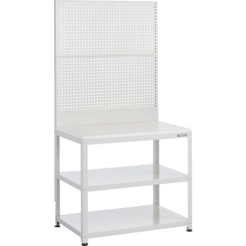 ＴＲＵＳＣＯ　スーパーラックデスク型Ｐパネル付　アジャスター付き＿