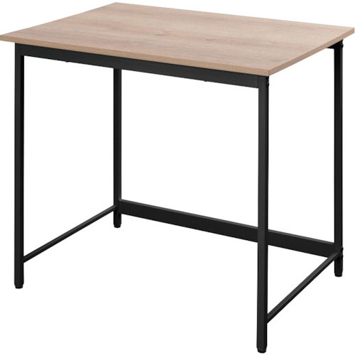 ＩＲＩＳ　２８８２８２　ベーシックデスク　８００×６００　ライトナチュラル／ブラック＿