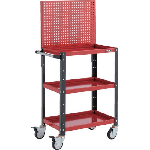 ＴＲＵＳＣＯ　ツールワゴン　バーディワゴン　上部パンチングパネル付　６００Ｘ４００Ｘ１３３０　ウレタ＿