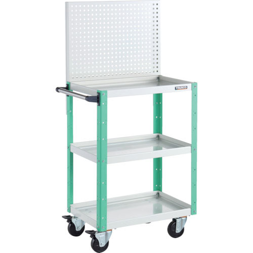 ＴＲＵＳＣＯ　ツールワゴン　バーディーワゴン　上部パンチングパネル　６００Ｘ４００Ｘ１３３０　ホワイ＿