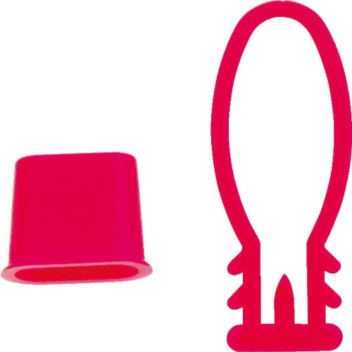 ＴＲＵＳＣＯ　みかんネット用留め具　赤　１０個入＿