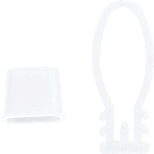 ＴＲＵＳＣＯ　みかんネット用留め具　白　１００個入＿