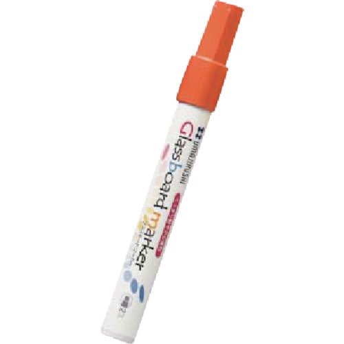 馬印　グラスボードマーカー　オレンジ＿