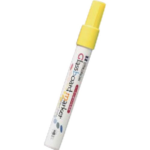 馬印　グラスボードマーカー　イエロー＿