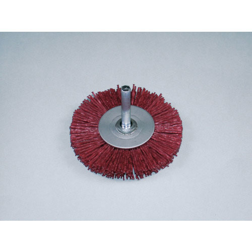 ヤナセ　軸付ホイールブラシ　ユニロングリット　７５ｘ１３ｘ６ｘ３５　＃６０＿