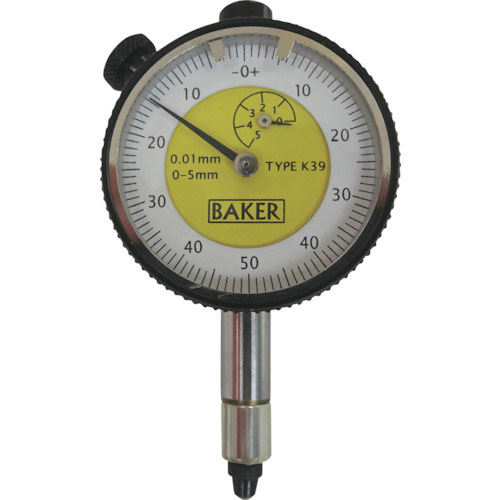 ＢＡＫＥＲ　４０型ダイヤルゲージ　タイプＫ３９　０．０１ｍｍ目量＿