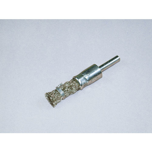 ヤナセ　軸付エンドブラシ　鋼線めっき　１０×３０×６×３５＿