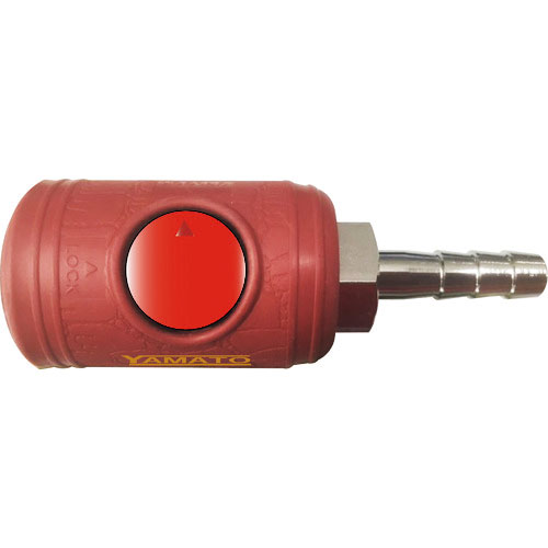 ヤマト　金属カップリング　ボタン式カップリングソケット　ＢＬＢ２２－ＳＨ－Ｐ　相手側取付サイズ１／４＿