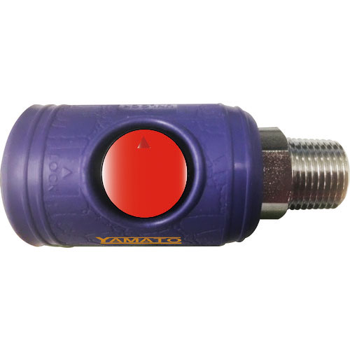 ヤマト　金属カップリン　ボタン式カップリングソケット　ＢＬＢ２３－ＳＭ－Ｐ　相手側取付サイズＲｃ３／＿