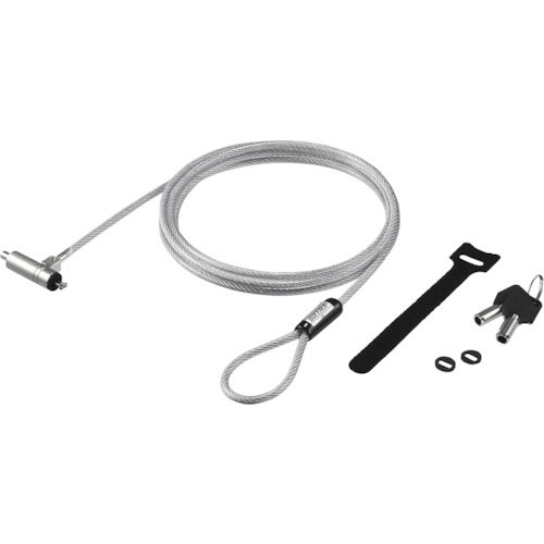 バッファロー　シリンダー錠タイプワイヤーロック　Ｎａｎｏスロット対応＿