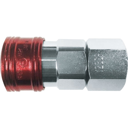 ヤマト　金属カップリング　ＢＬＹ－Ｃシリーズ　カラーカップリングソケット（おねじ取付用）　レッド　１＿