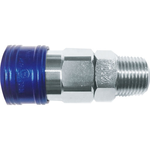 ヤマト　金属カップリング　ＢＬＹ－Ｃシリーズ　カラーカップリングソケット（めねじ取付用）　ブルー　１＿