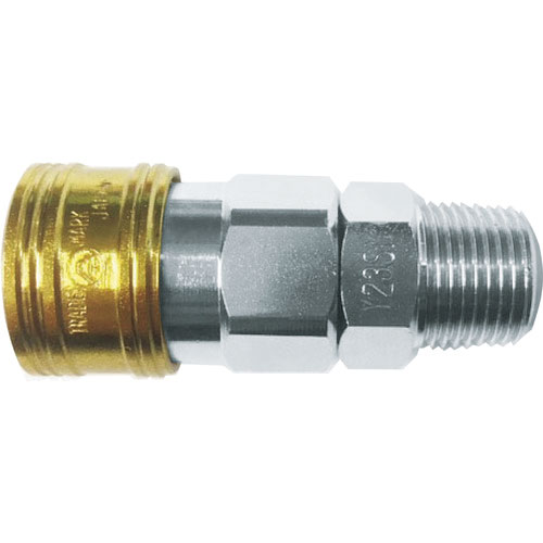 ヤマト　金属カップリング　ＢＬＹ－Ｃシリーズ　カラーカップリングソケット（めねじ取付用）　イエロー　＿