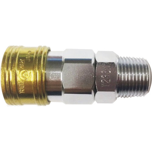 ヤマト　金属カップリング　ＢＬＹ－Ｃシリーズ　カラーカップリングソケット（めねじ取付用）　イエロー　＿