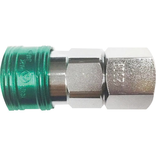 ヤマト　金属カップリング　ＢＬＹ－Ｃシリーズ　カラーカップリングソケット（おねじ取付用）　グリーン　＿