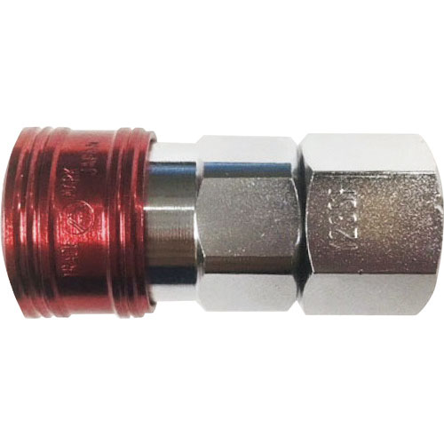 ヤマト　金属カップリング　ＢＬＹ－Ｃシリーズ　カラーカップリングソケット（おねじ取付用）　レッド　３＿