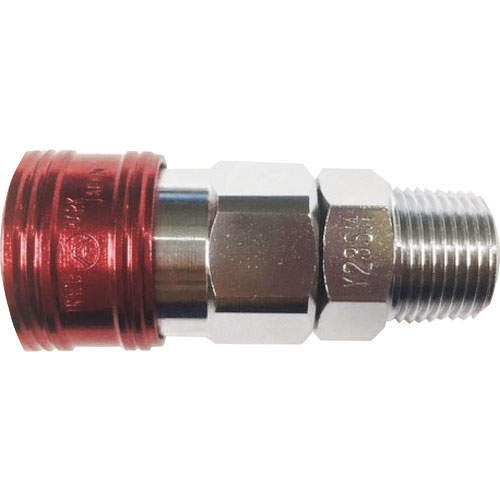 ヤマト　金属カップリング　ＢＬＹ－Ｃシリーズ　カラーカップリングソケット（めねじ取付用））　レッド　＿