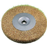 ヤナセ　軸付ホイールブラシ　真鍮　７５ｘ１３ｘ６ｘ３５＿