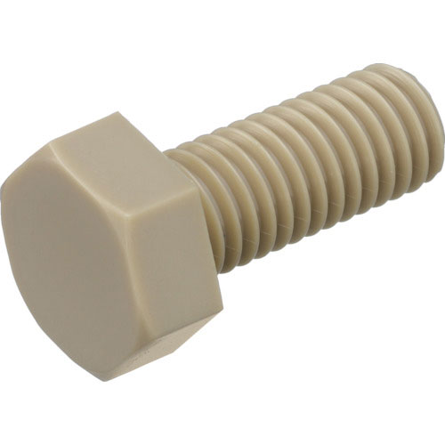 ＴＲＵＳＣＯ　ポリエーテルエーテルケトン（ＰＥＥＫ）六角ボルト　Ｍ６Ｘ３０　５０本入＿