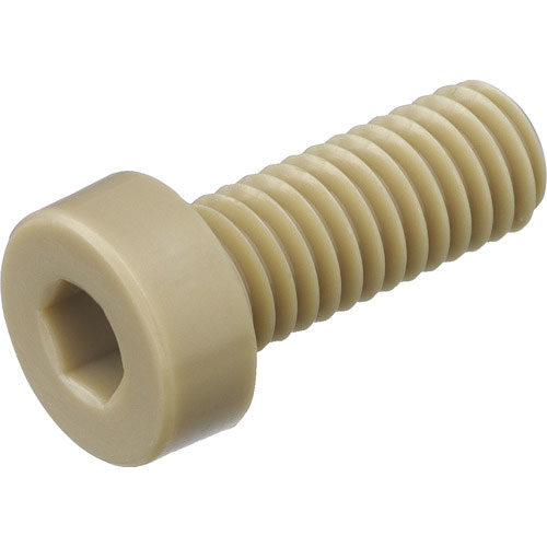 ＴＲＵＳＣＯ　ポリエーテルエーテルケトン（ＰＥＥＫ）六角穴付低頭ボルト　Ｍ４Ｘ１６　５０本入＿