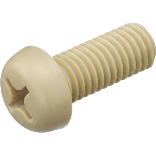 ＴＲＵＳＣＯ　ポリフェニレンサルファイド（ＰＰＳ）　十字穴付ナベ小ネジ　Ｍ３Ｘ６　５０本入＿