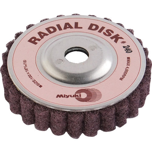 ミユキ　ラジアルディスク　１００Ｘ１６　２４０＃＿
