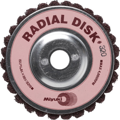 ミユキ　ラジアルディスク　１００Ｘ１６　３２０＃＿