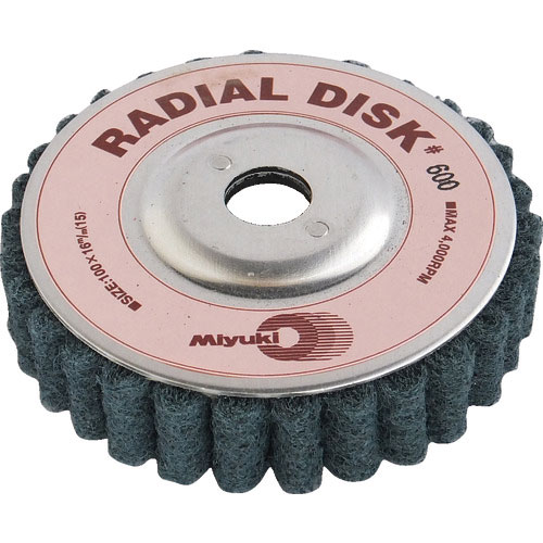ミユキ　ラジアルディスク　１００Ｘ１６　６００＃＿