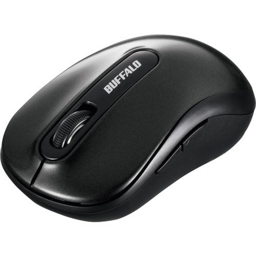 バッファロー　無線　５ボタン　ＢｌｕｅＬＥＤマウス　ブラック＿