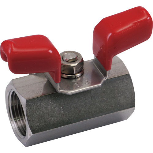 ハマイ　ステンレス製ボールバルブ（ウィングハンドル）＿