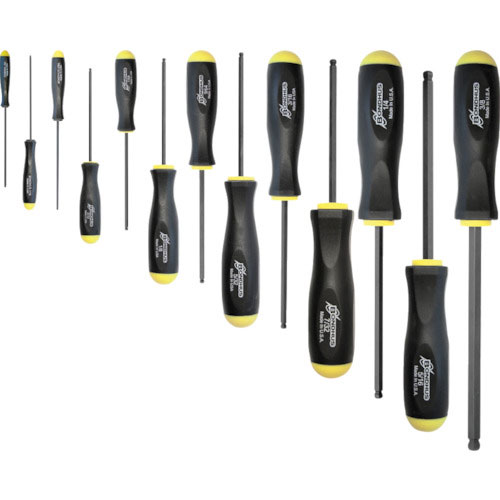 ボンダス　ボールポイント・ドライバー　インチ　セット１３本組（０．０５０－３／８）＿