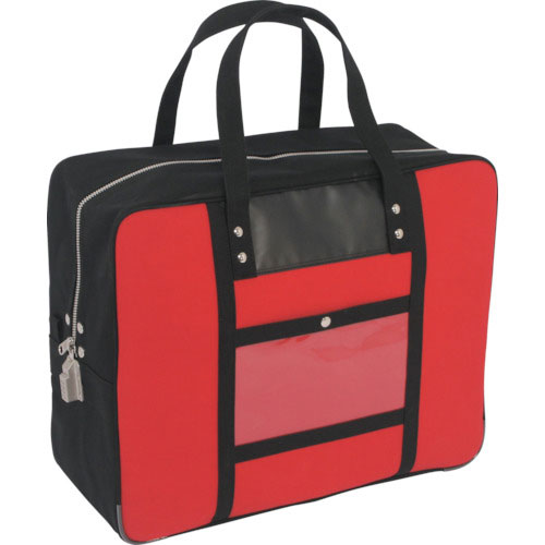 ＳＡＮＥＩ　帆布メール用ボストン（ＬＬ）ＳＥＤ－１錠付　赤＿