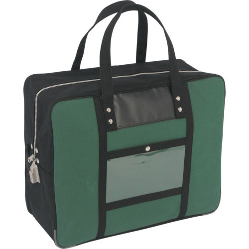 ＳＡＮＥＩ　帆布メール用ボストン（ＬＬ）ＳＥＤ－１錠付　モスグリーン＿