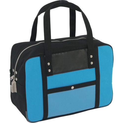 ＳＡＮＥＩ　帆布メール用ボストン（Ｍ）ＳＥＤ－１錠付　ブルー＿