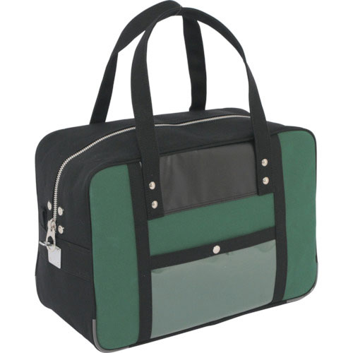 ＳＡＮＥＩ　帆布メール用ボストン（Ｍ）馬蹄錠金具付　モスグリーン＿