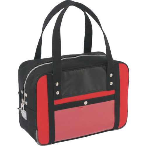 ＳＡＮＥＩ　帆布メール用ボストン（Ｓ）馬蹄錠金具付　赤＿